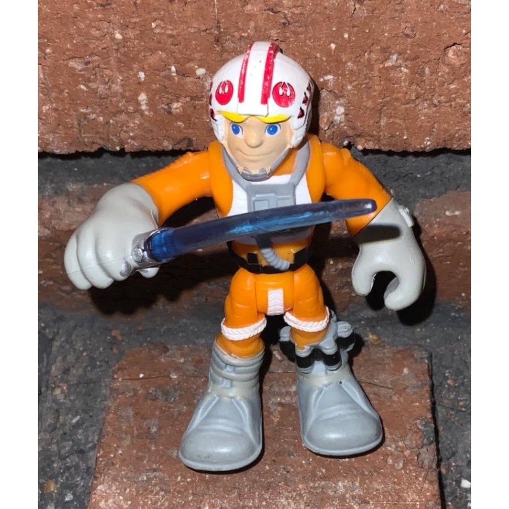 Star Wars Playskool Galactic Heroes Luke Skywalker X-Wing Pilot Figure